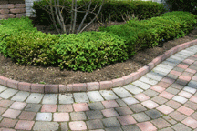 brick and paver walkway