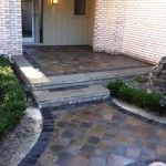 brick paver porch and walkway