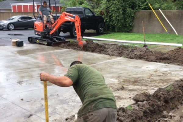 yard drainage solutions Michigan