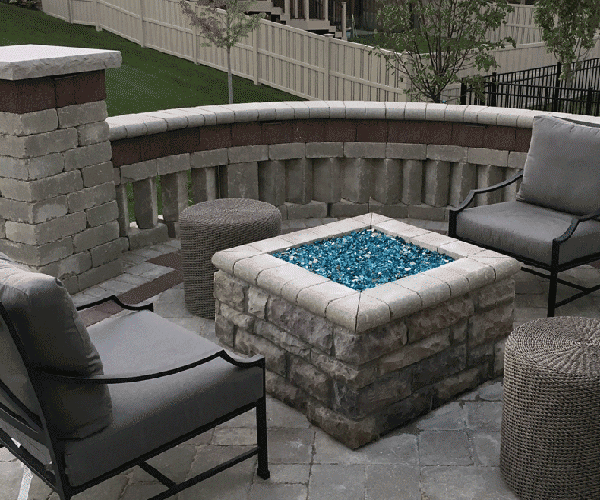 Fire pit and outdoor seating