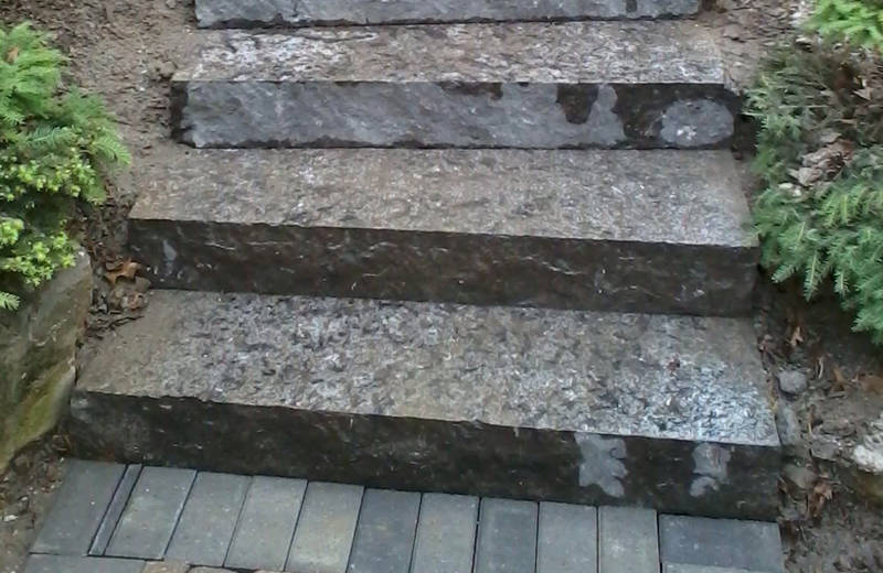 Stone Step Installation