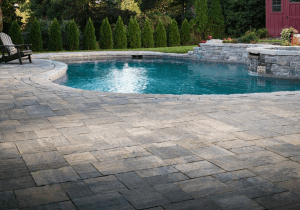 traditional pool decking in michigan