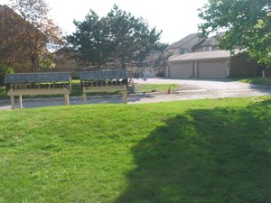 landscaping to hide mailboxes in Bloomfield Michigan